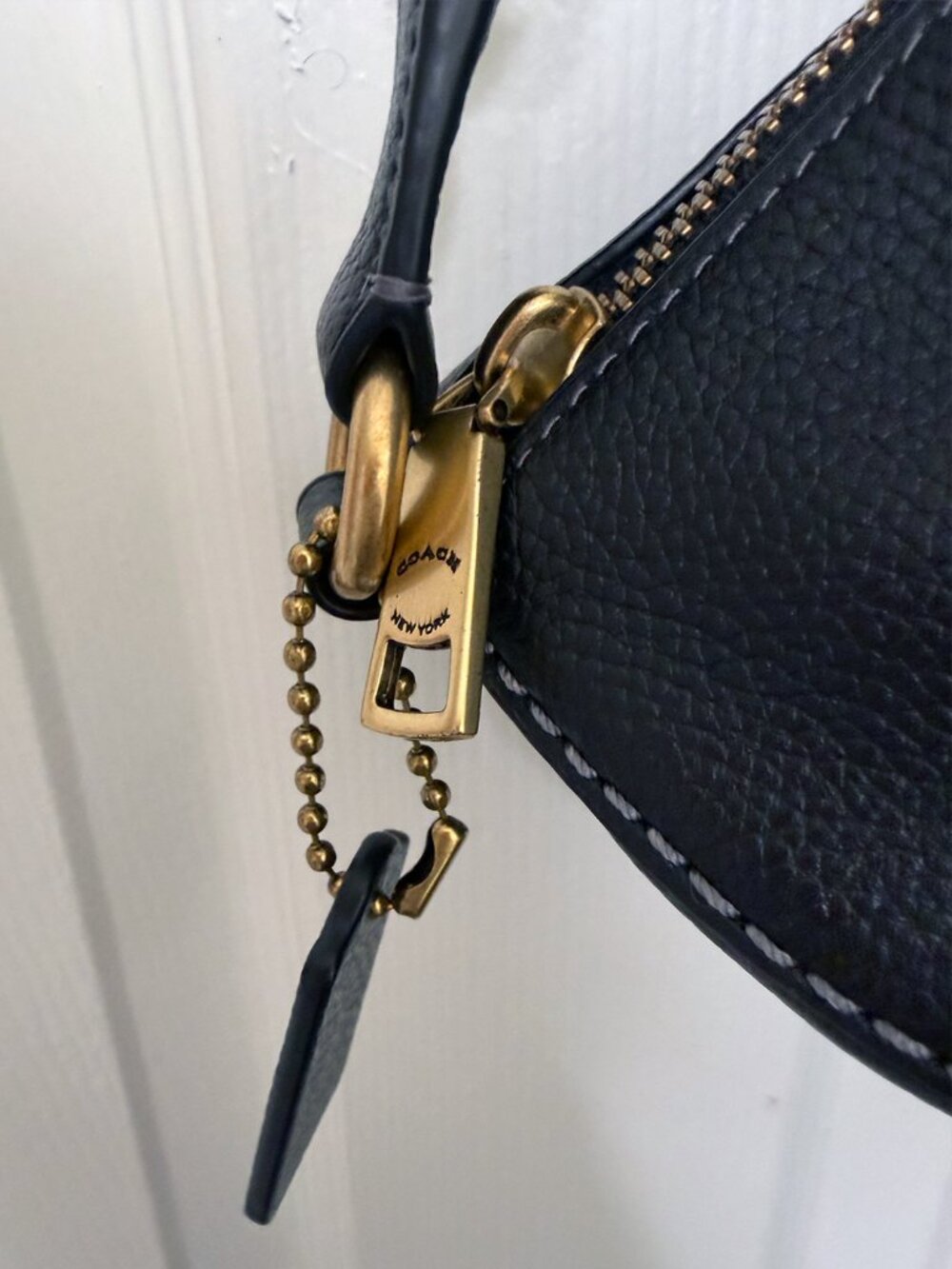 Coach Bethany Belt Bag Black Leather - Picture 7 of 13